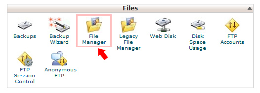 cpanel file manager