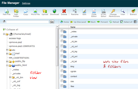 cPanel File Manager