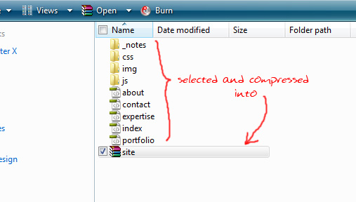 Zip site